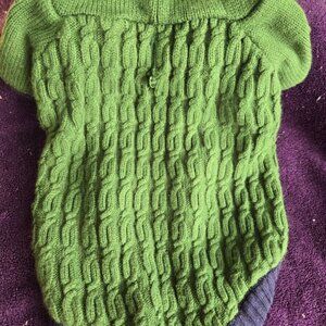 Blueberry Knitted/Lined Pet Sweater Size Large